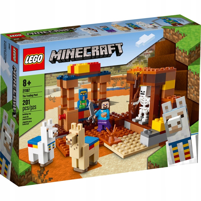 Lego Minecraft 21167 Punkt handlowy Nowy