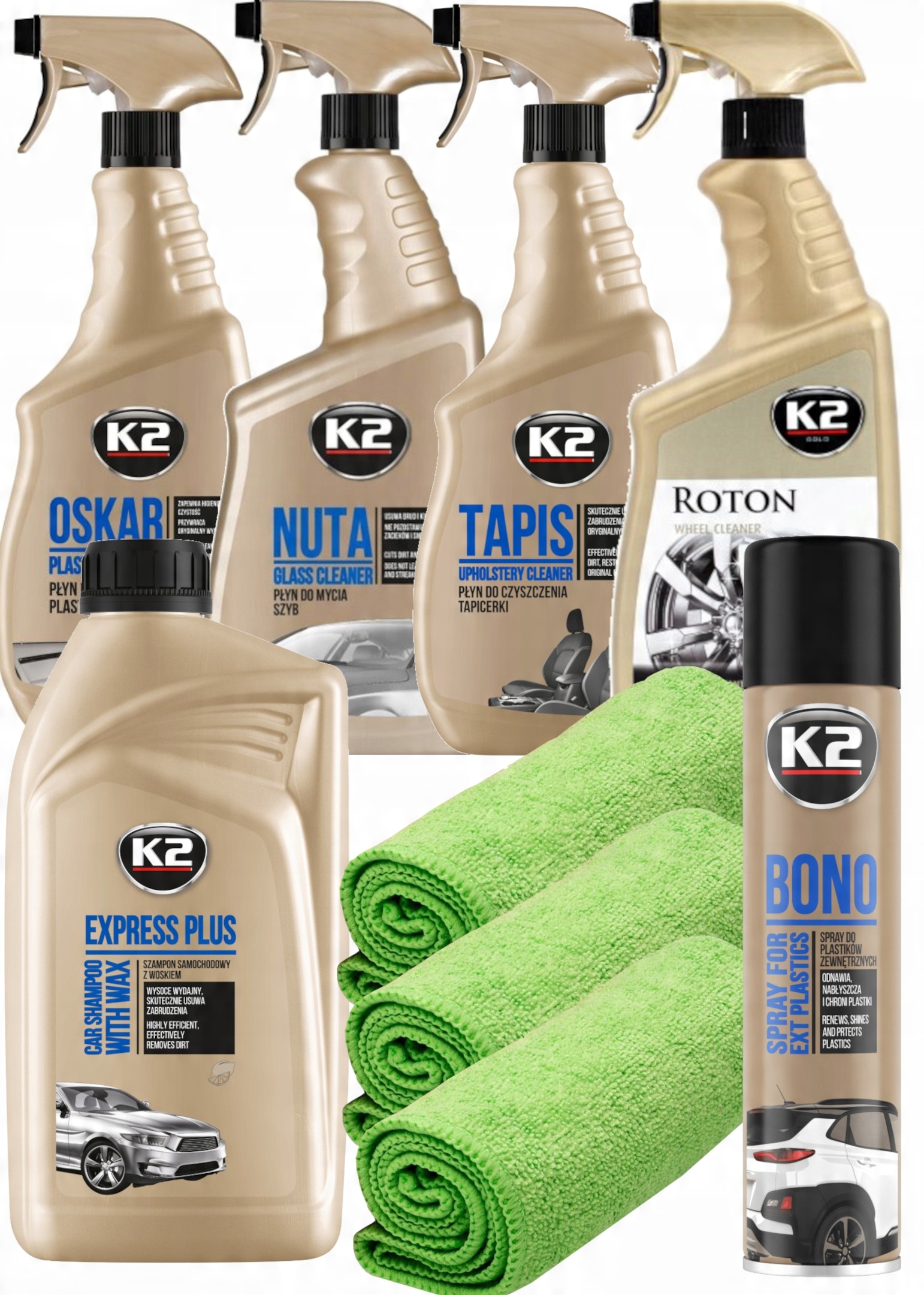 

Zestaw Kosmetyków Do Auta K2 Detailing Renowacja