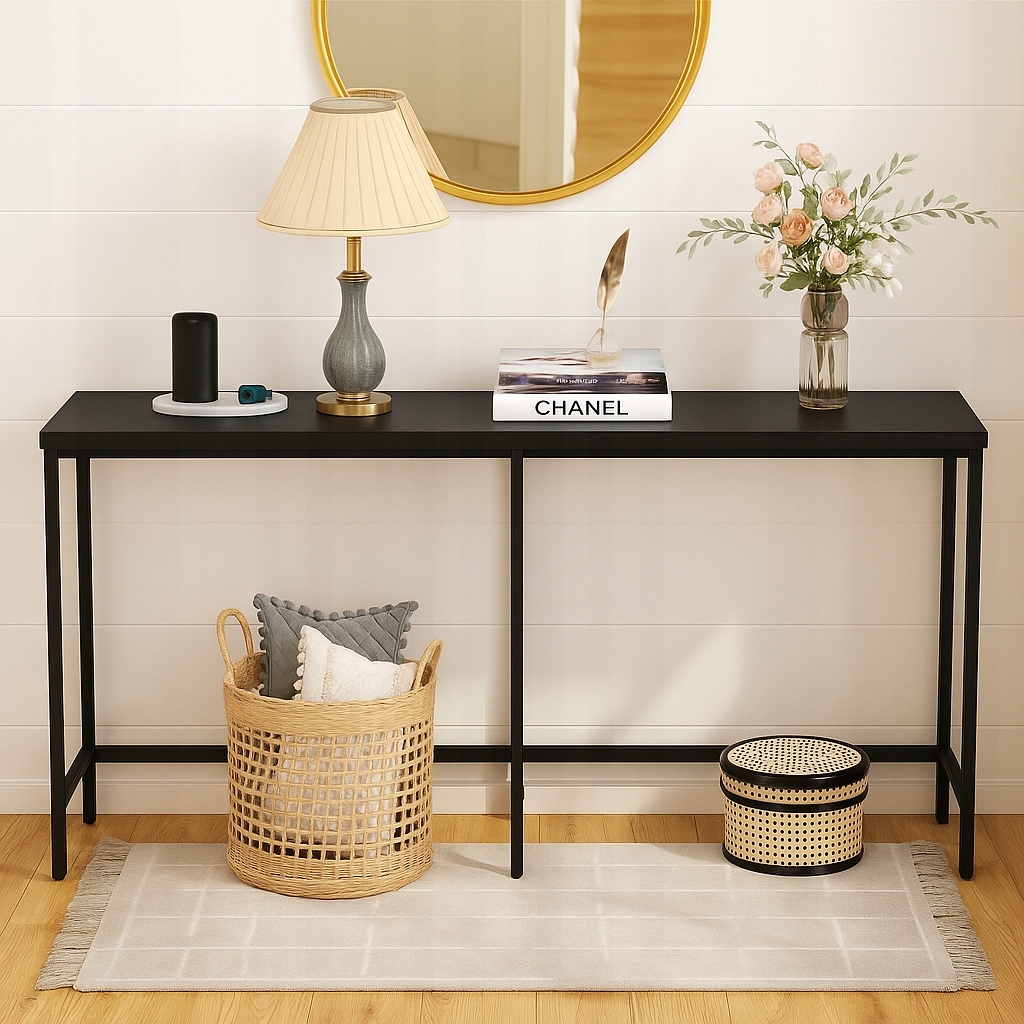 Konzola Bočný stolík Úzka komoda Predsieň Obývačka Spálňa 140x30x75 cm