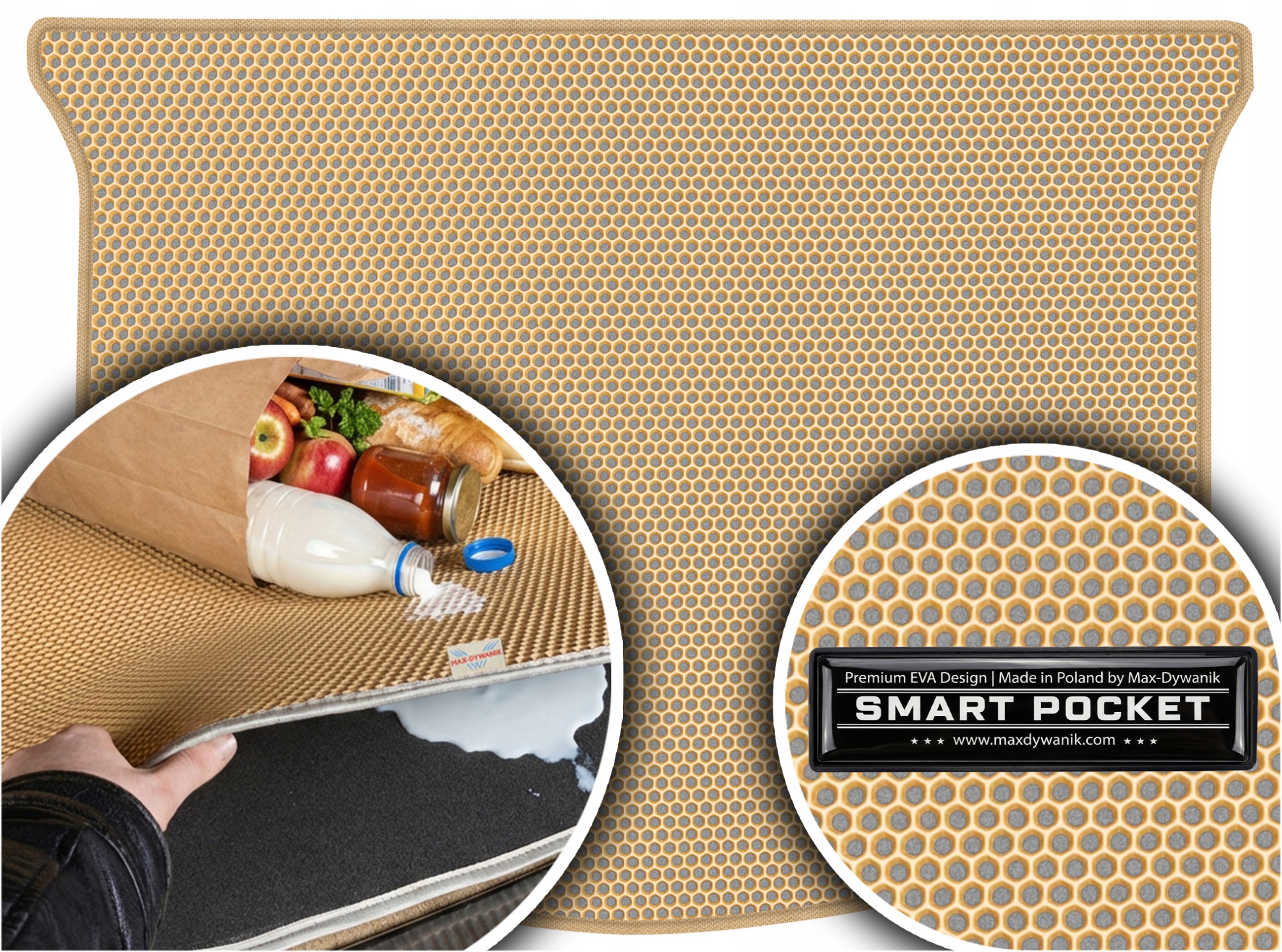 Ford Kuga I Suv 2008-2012 Vložka do batožinového priestoru Eva Smart Pocket Béžová