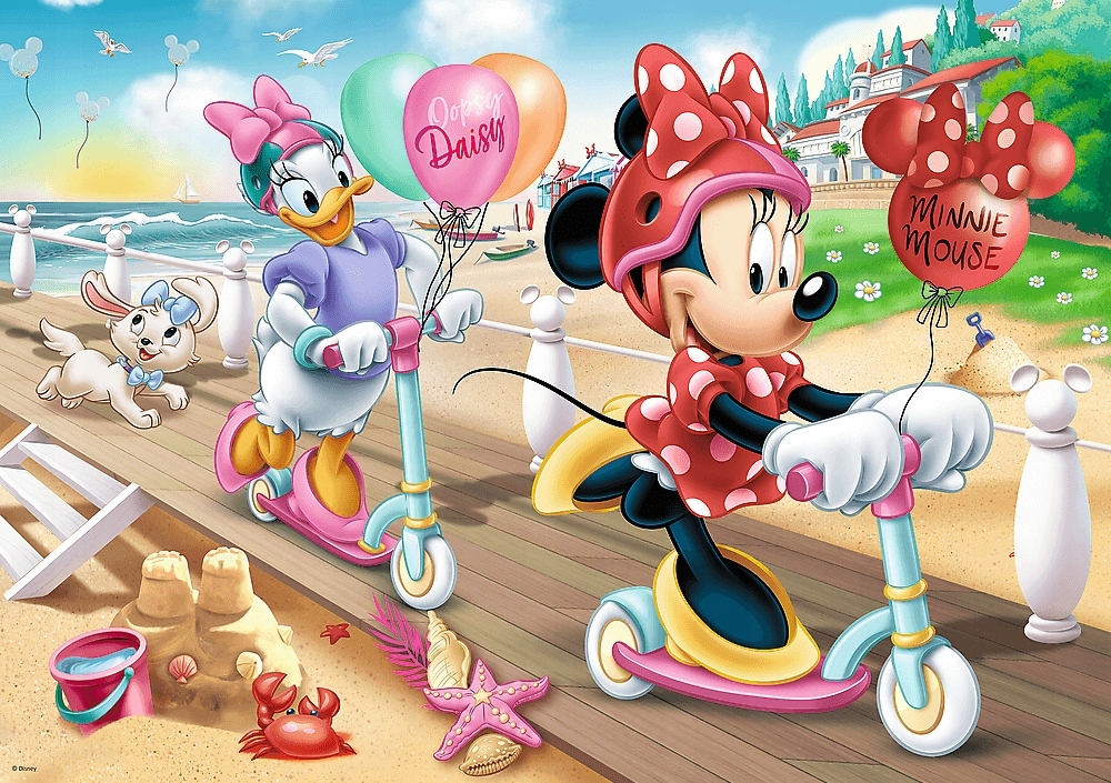 

Puzzle 200 el. Myszka Minnie Na Plaży Miki Trefl