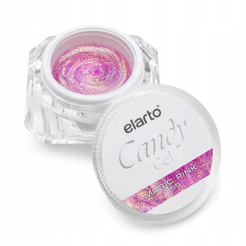 Żel budujący różowy Elarto Candy Magic Pink 15g