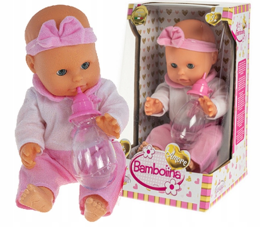 

Lalka Bambolina bobas Siusia Pije Funkcyjna 3W1