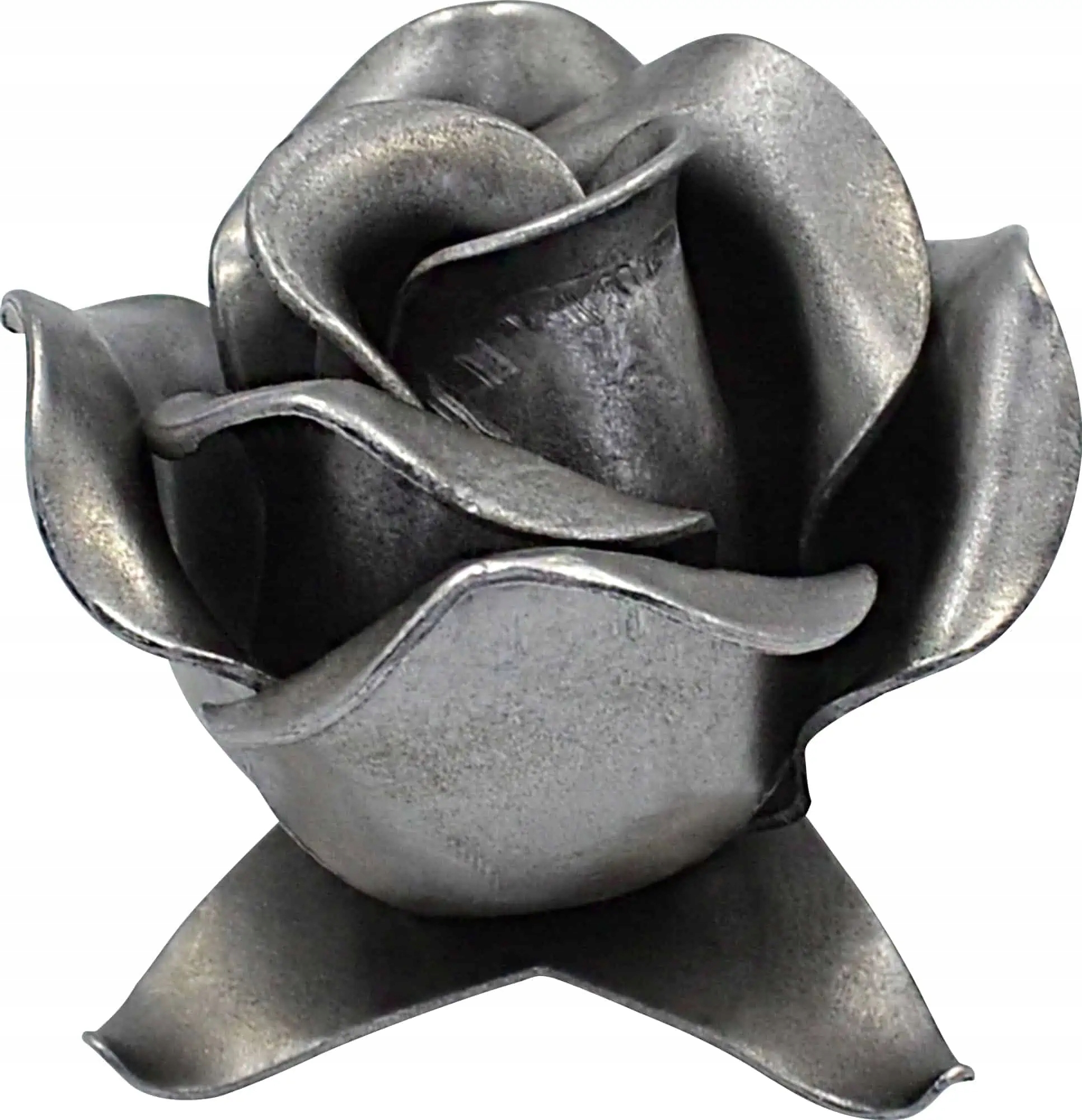 Pąk róży nitowany 001.17 (55X55mm H51 mm 1,5 mm)