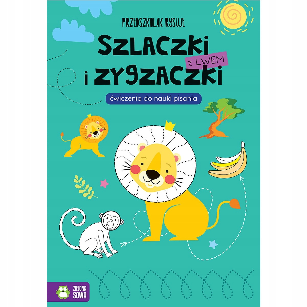991321 ZS SZLACZKI I ZYGZACZKI Z LWEM PRZEDSZKOLAK