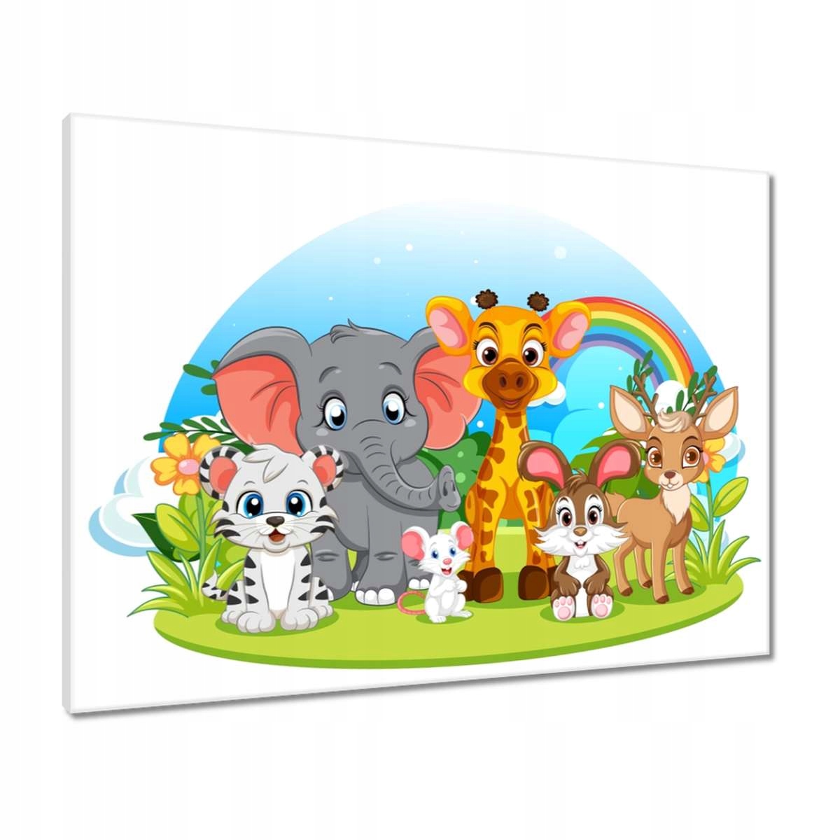 Obrazy 80x60 Roztomilá zvíratka do dětského pokoje