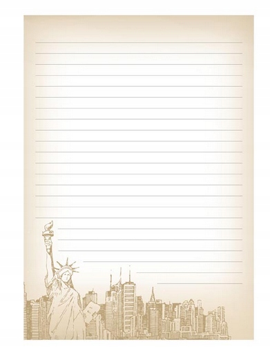 PAPETERIA ZESTAW LISTOWY LIST NEW YORK Kod producenta 588114
