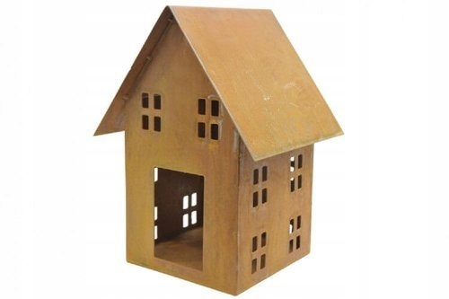 Lampion karmnik dekoracja metalowa do ogrodu