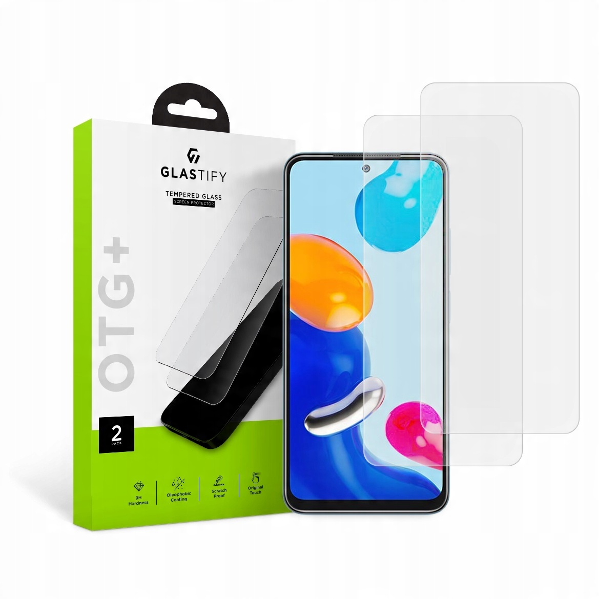 

Glastify 2x Szkło Hartowane Do Redmi Note 11 11S