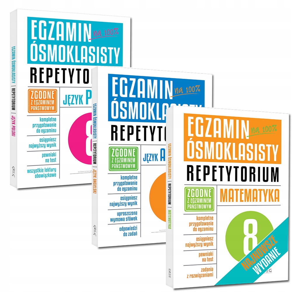

Egzamin Ósmoklasisty 2023 3w1 Greg Repetytorium