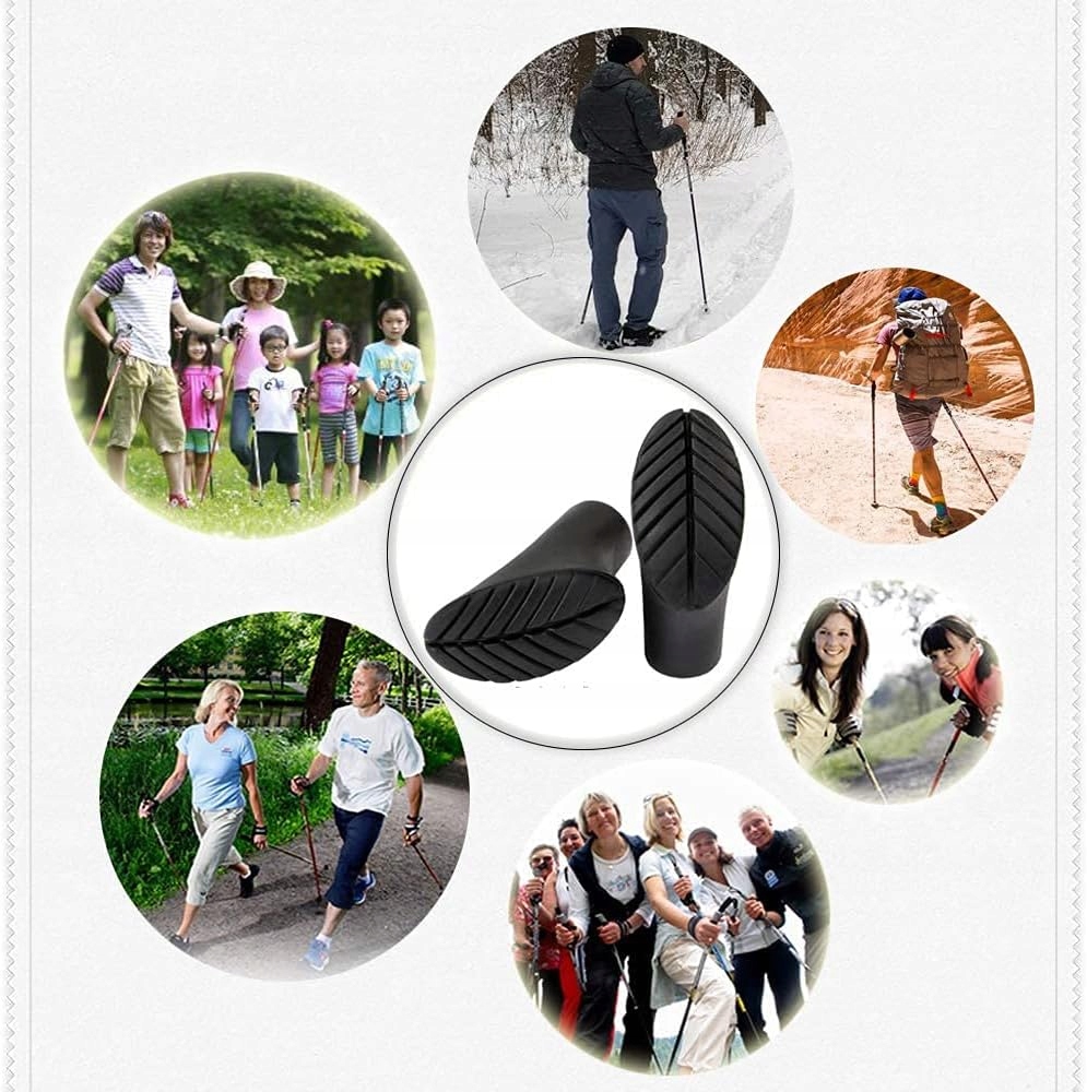 10x NASADKI NAKŁADKI KOŃCÓWKI BUCIKI NA KIJE KIJKI NORDIC WALKING TREKKING Rodzaj nakładki