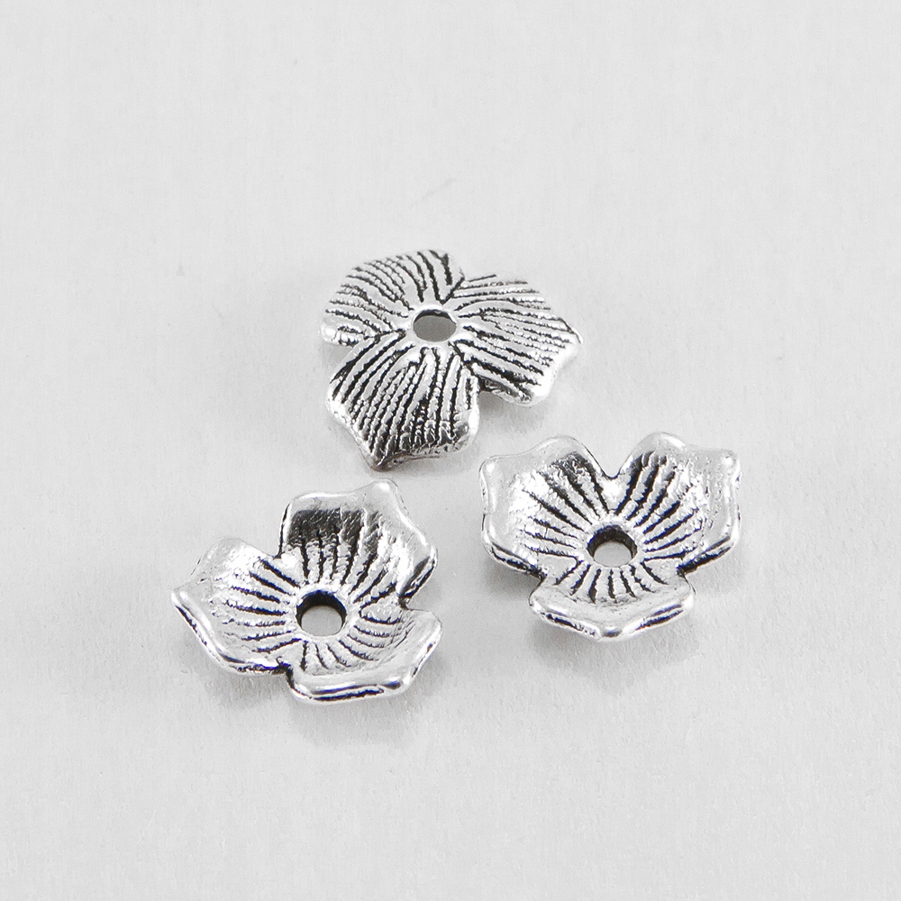Nakładki Metalowe na Koraliki 11x2.5mm 30szt