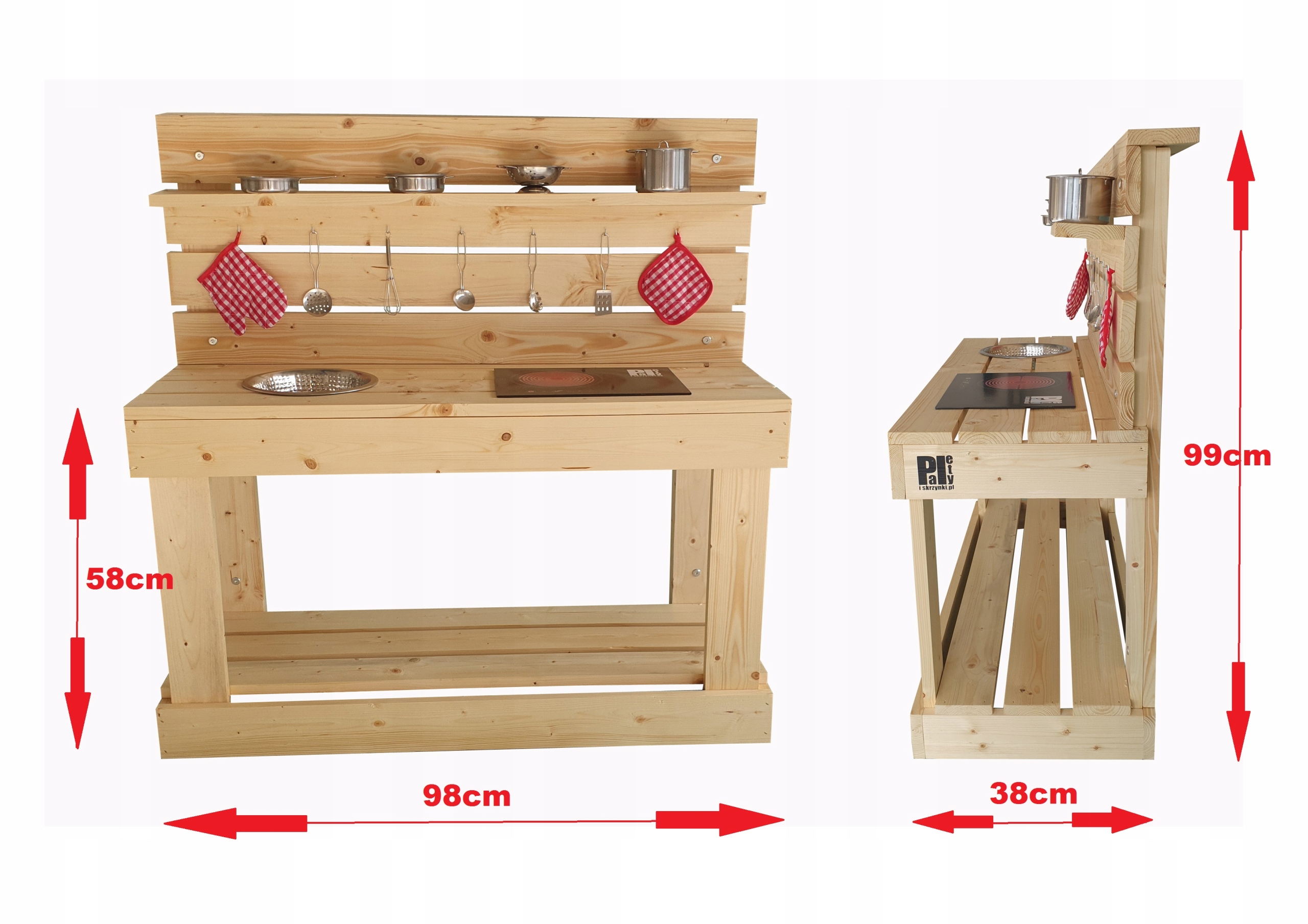 Kuchnia błotna z akcesoriami Czerwona Bohater brak