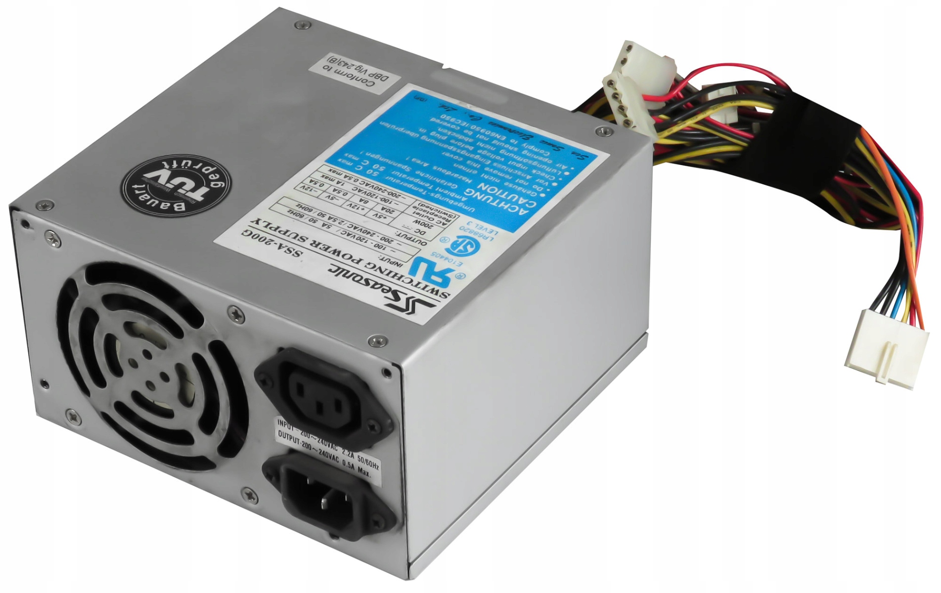 Seasonic SSA-200G 200W Na Molex Fdd