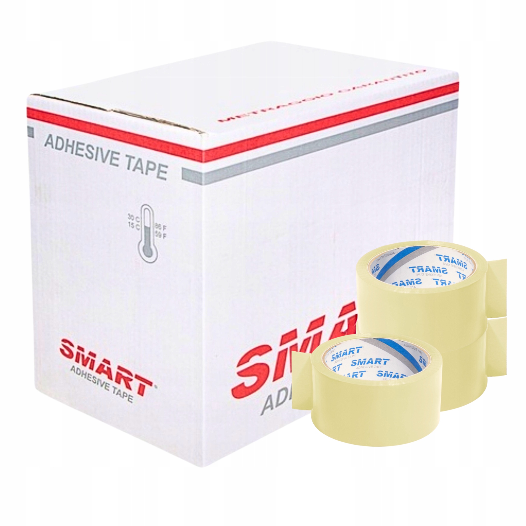 Taśma Pakowa 48/66y Klejąca Bezbarwna Smart 36 szt