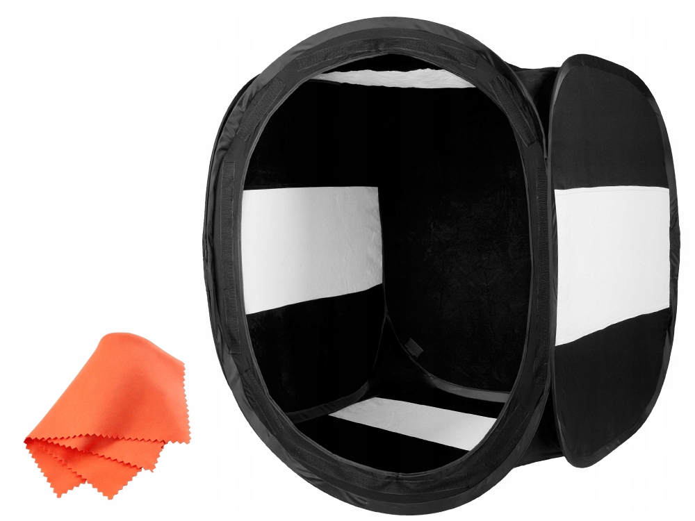 Stan bez stínu 120 cm černý se 4 pozadími