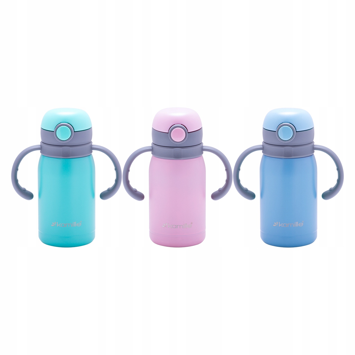 KUBEK TERMICZNY TERMOS DLA DZIECI Z UCHYTAMI KAMILLE EAN (GTIN) 5902539656213