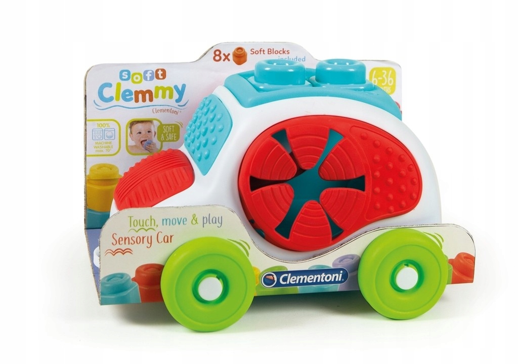 

Clemmy Klocki Miękkie Autko Z Klockami 17315