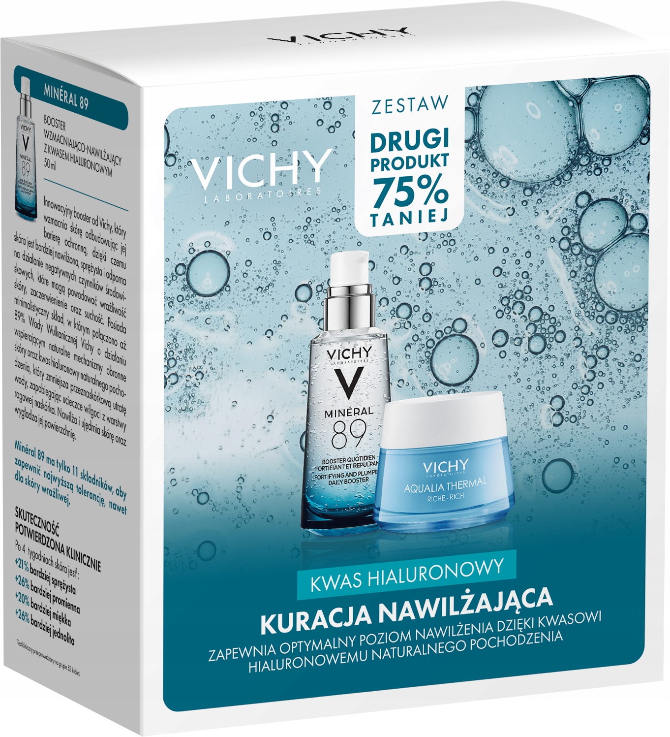 

Vichy zestaw Kuracja Nawilżająca Aqualia Mineral89