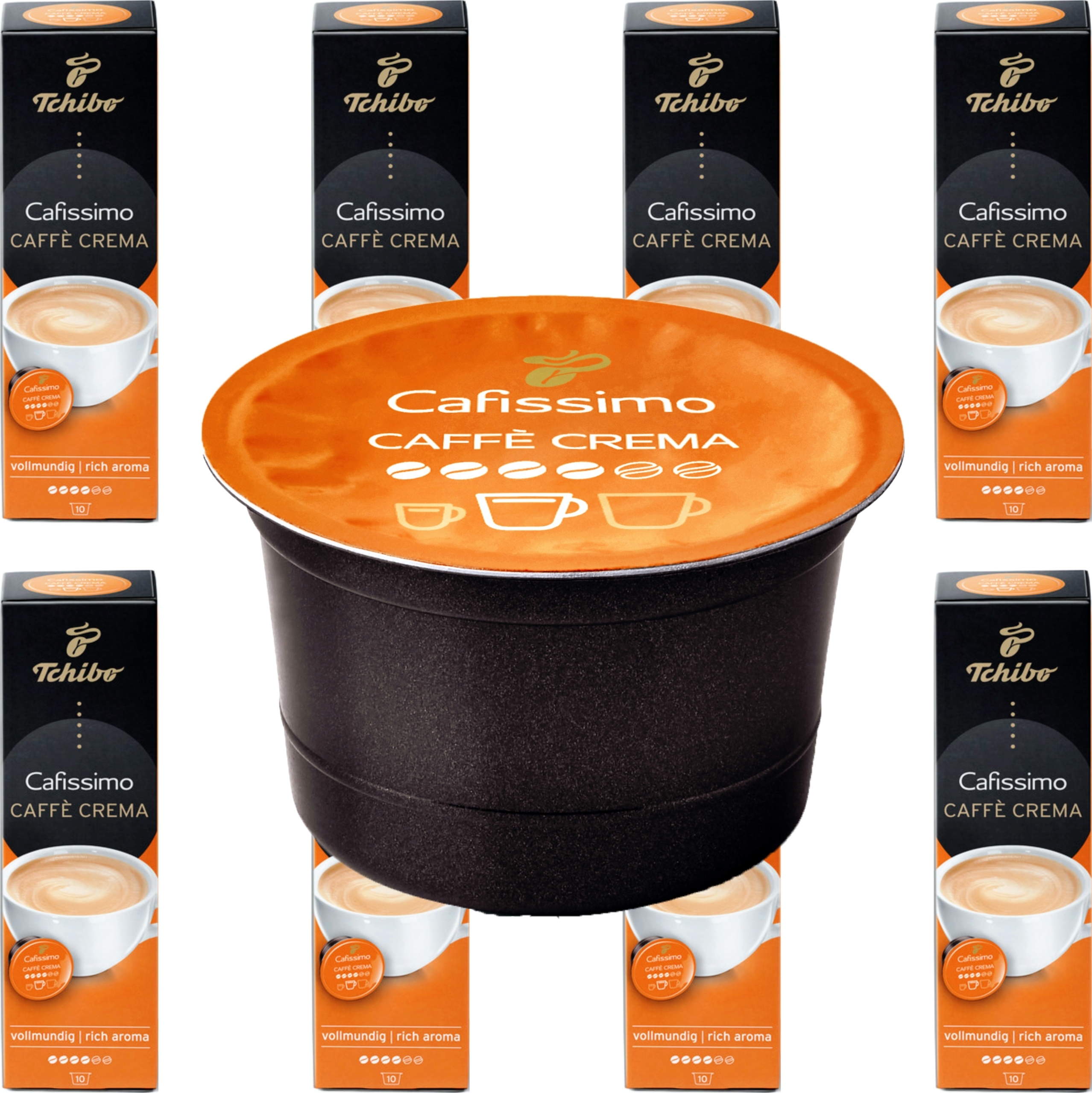 80 kapslí Tchibo Cafissimo Caffe Crema Rich Aroma