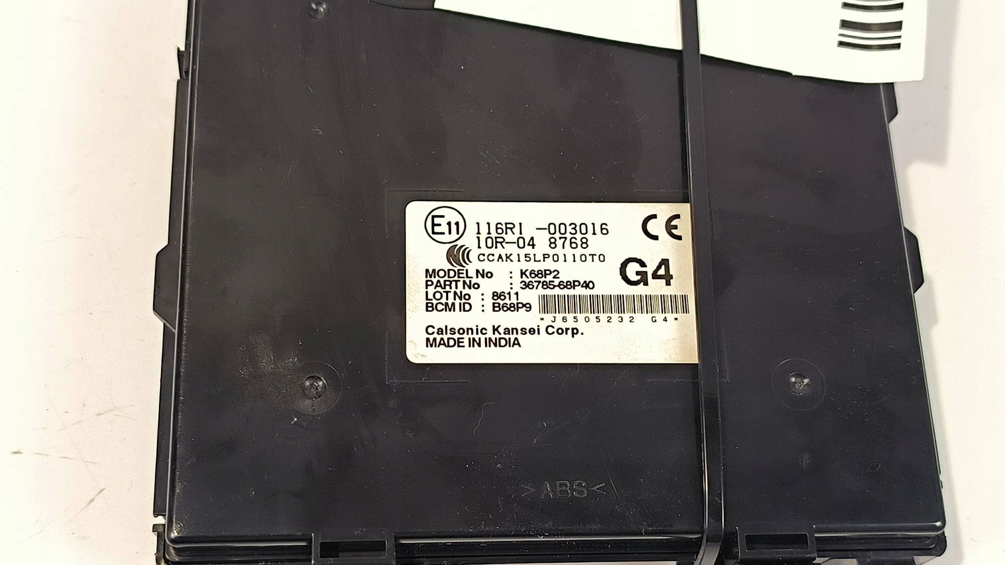 Unité commande confort 36785-68P40 SUZUKI BALENO III