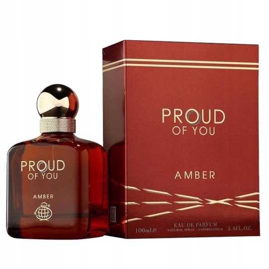 Arabské Parfémy Fragrance World Proud Of You Amber Unisex 100 ml Edp