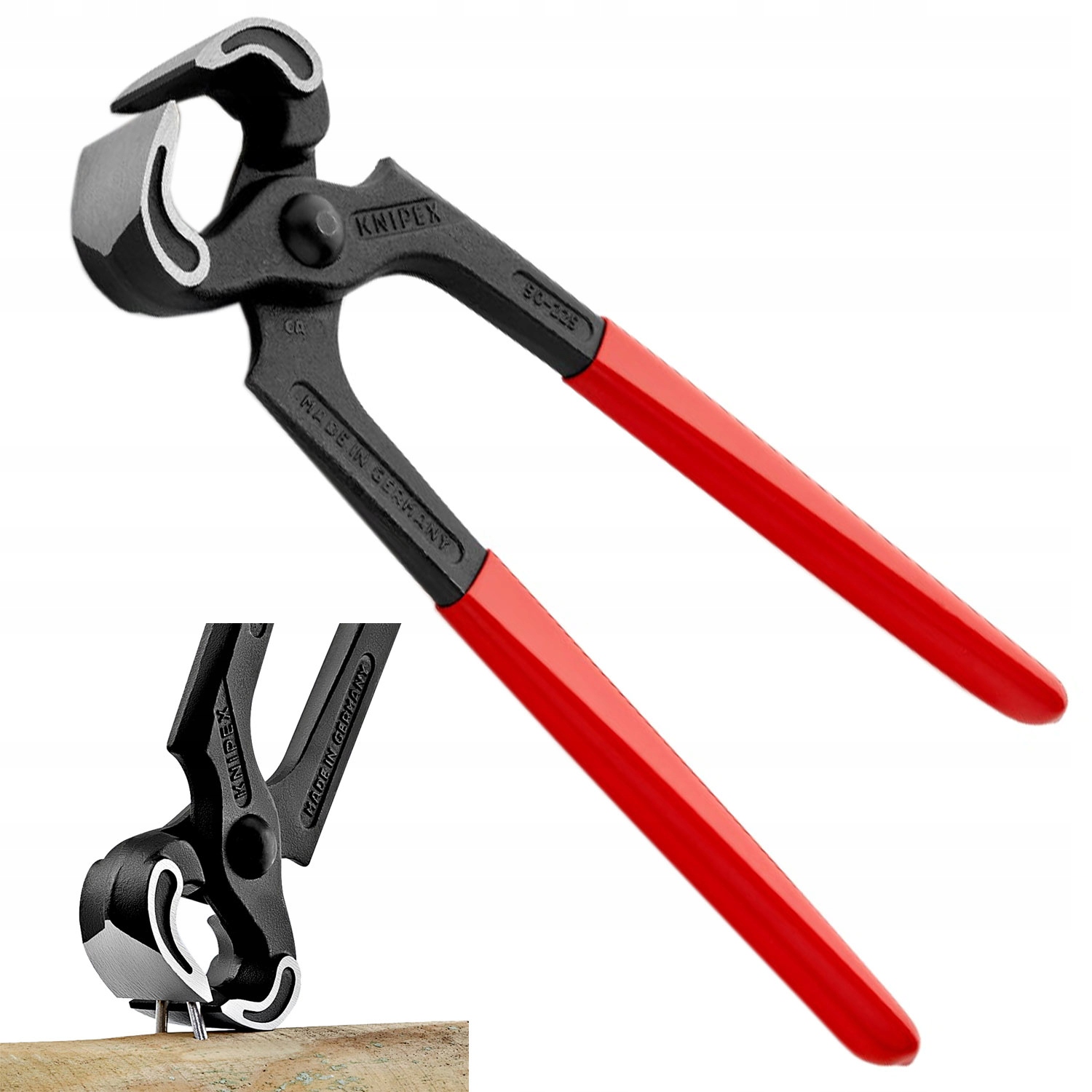 Knipex Obcęgi do gwoździ Szczypce Cęgi Do Drutu 225 mm