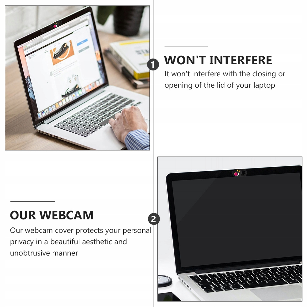 OSŁONA KAMERY NA LAPTOPIE PRYWATNOŚĆ KAMERY Kolor dominujący wielokolorowy