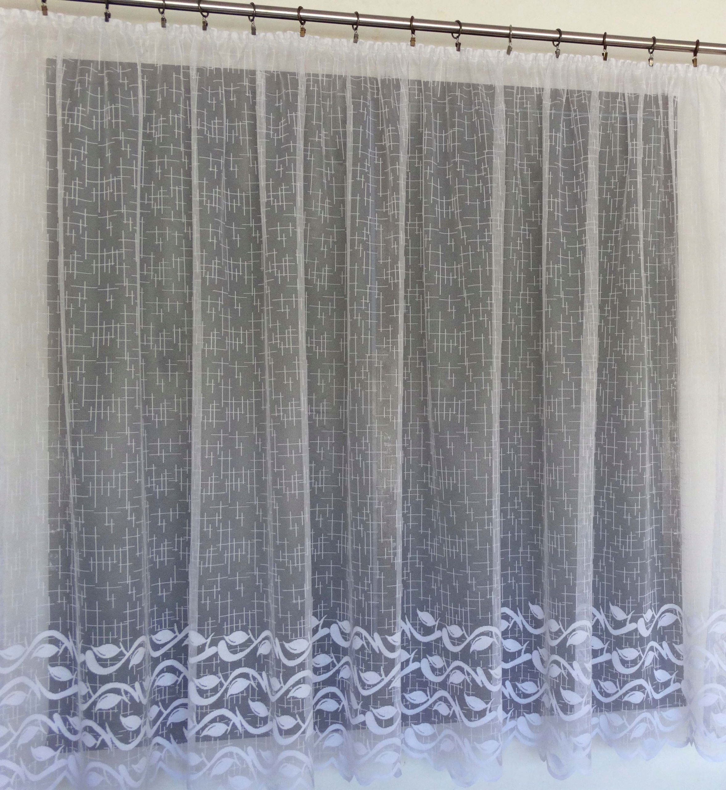 Mg Záclona 652/316 Bílá 400X250cm Hotová Obšitá Bt