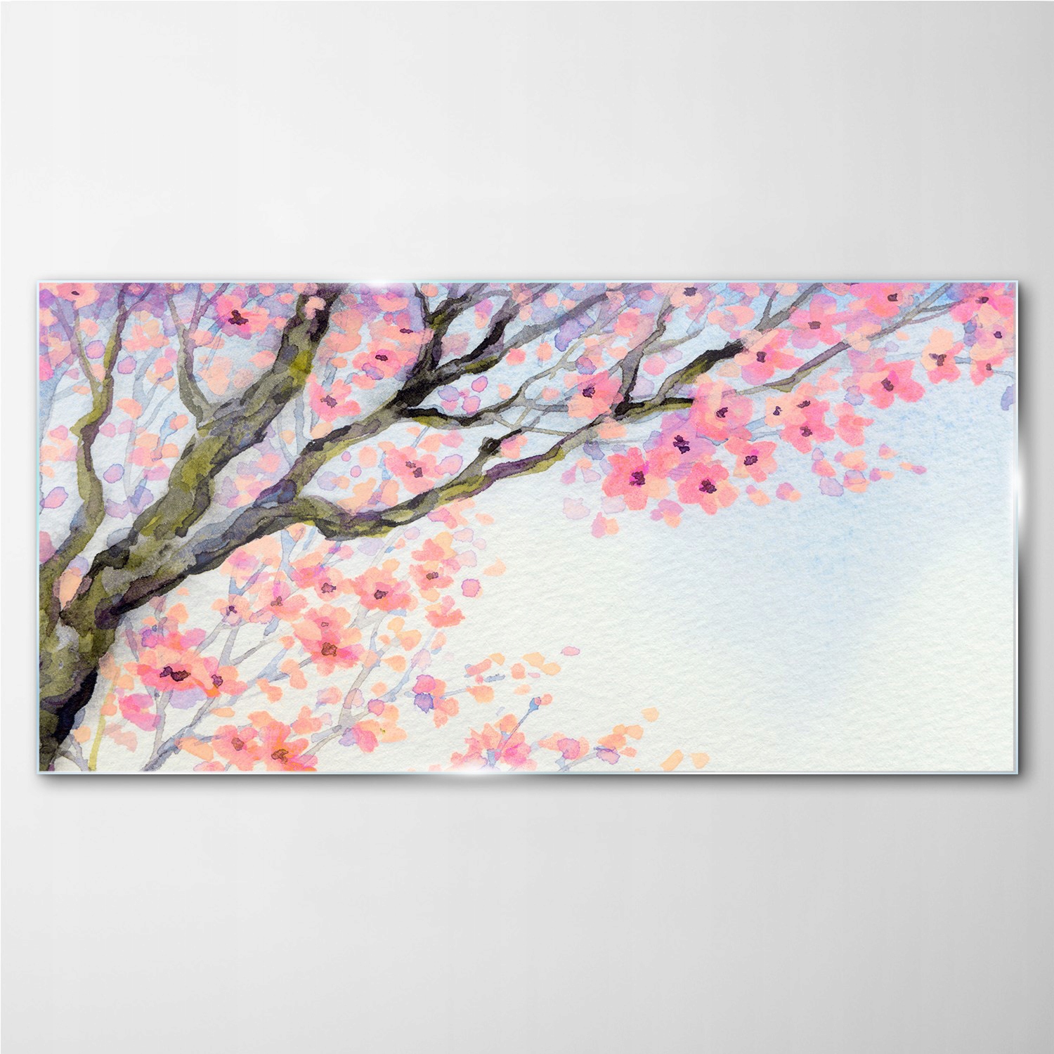 

Foto-obraz szklany Drzewo kwiaty gałęzie 100x50 cm