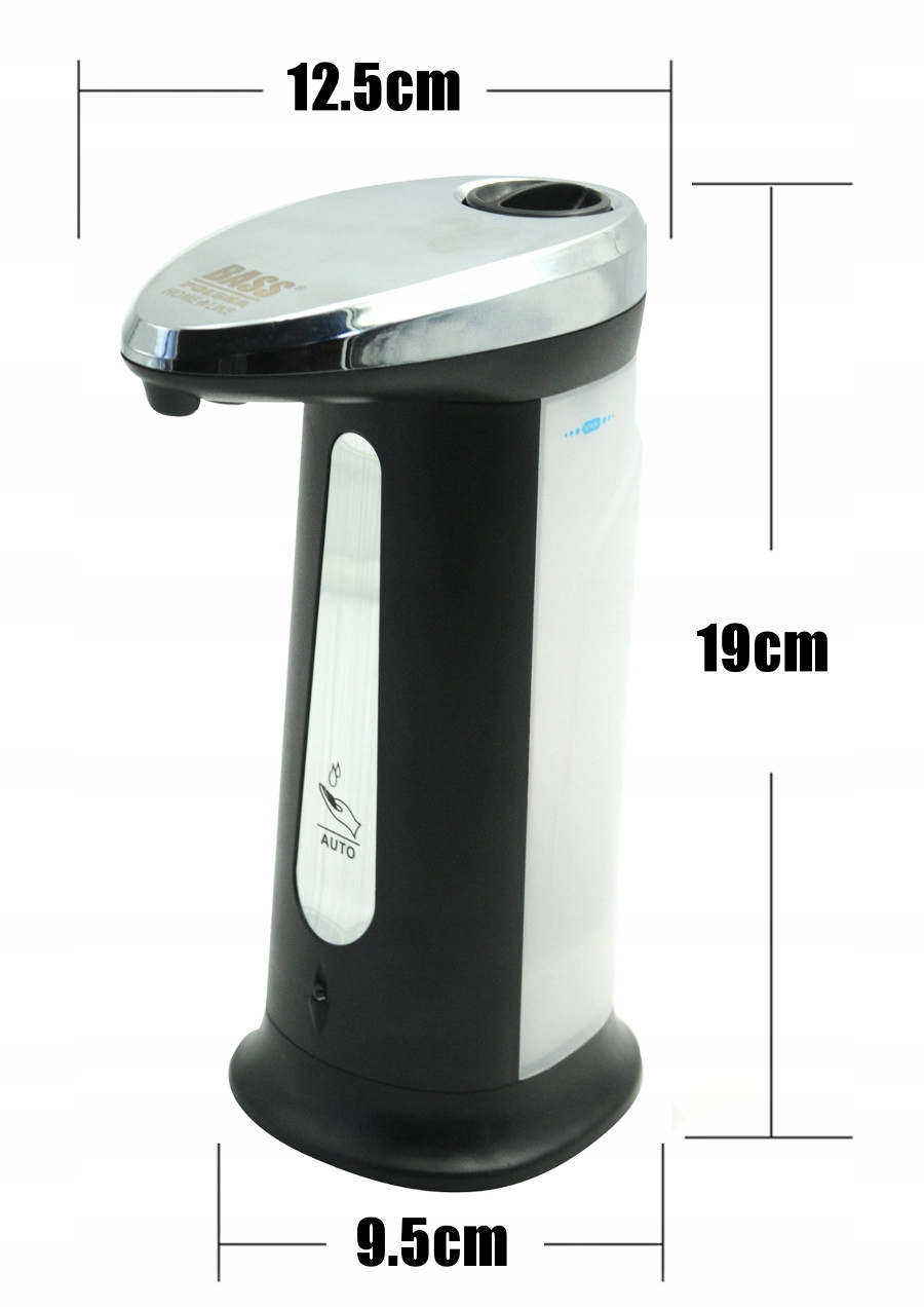 BEZDOTYKOWY AUTOMATYCZNY DOZOWNIK DO MYDŁA 400ml Pojemność 400 ml