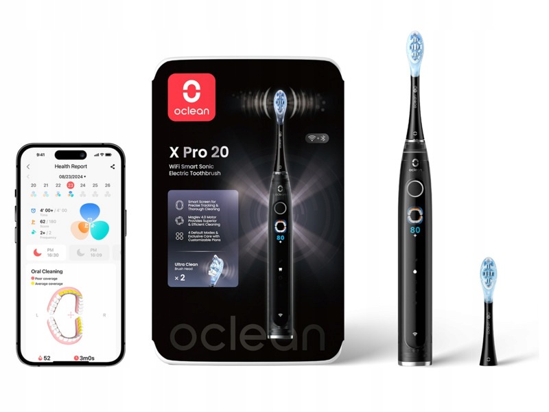 Szczoteczka soniczna Oclean X Pro 20 Czarny