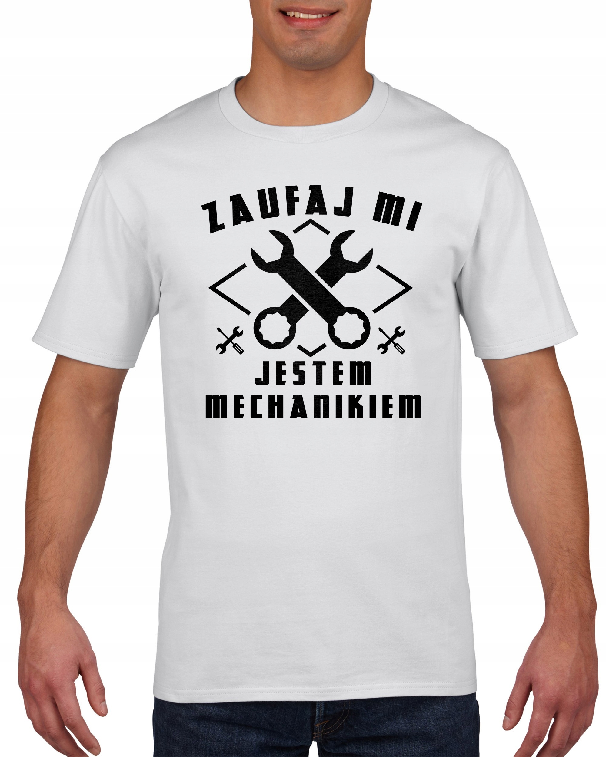 

Koszulka męska Zauwaj MI Jestem Mechanikiem M
