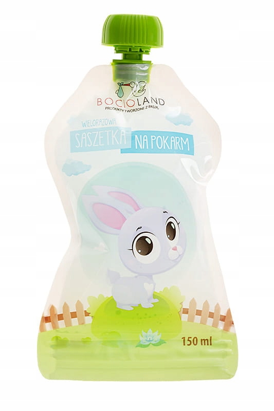 SASZETKI WIELORAZOWE NA POKARM 150ML BOCIOLAND 1SZT EAN (GTIN) 5905072804196