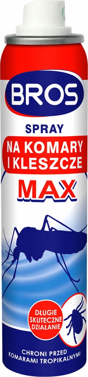 

Bros spray na komary i kleszcze Max 90ml