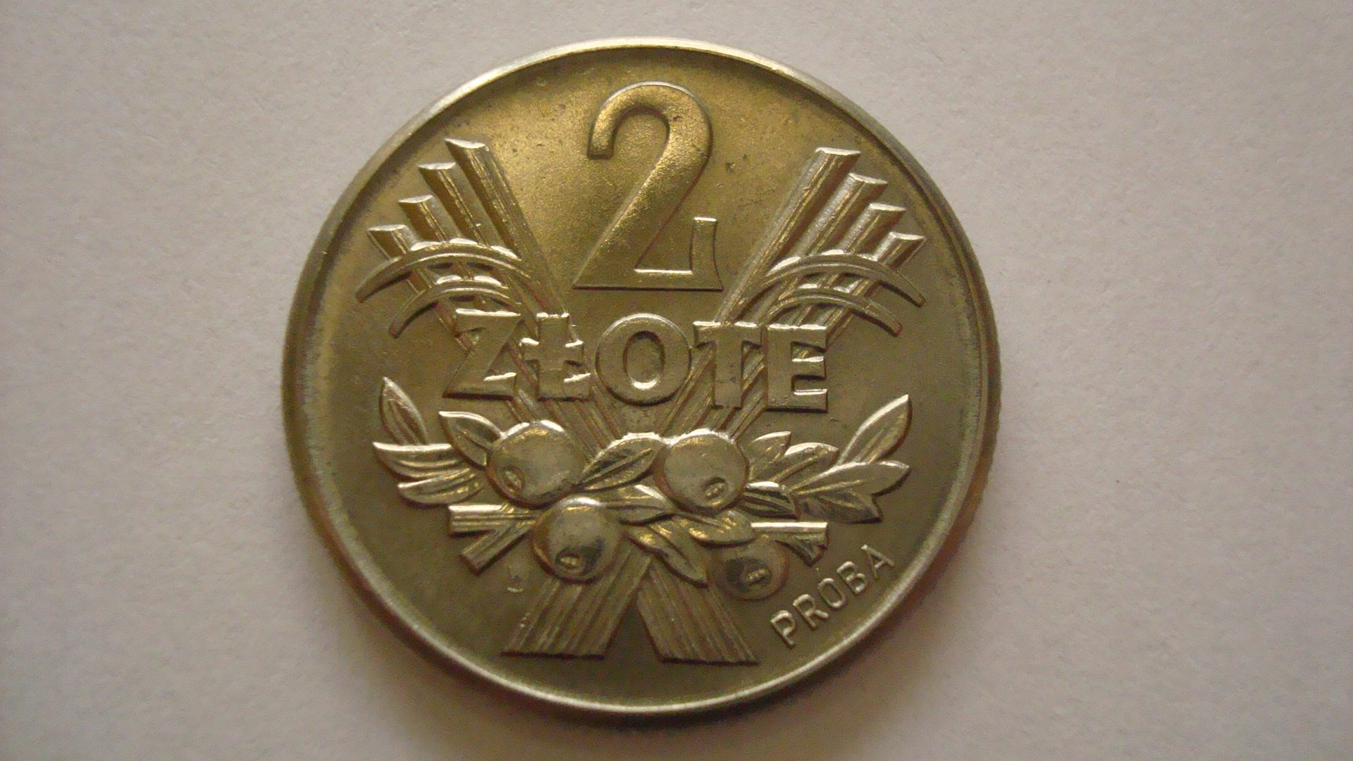 Moneta 2 złote 1959 PRÓBA nikiel