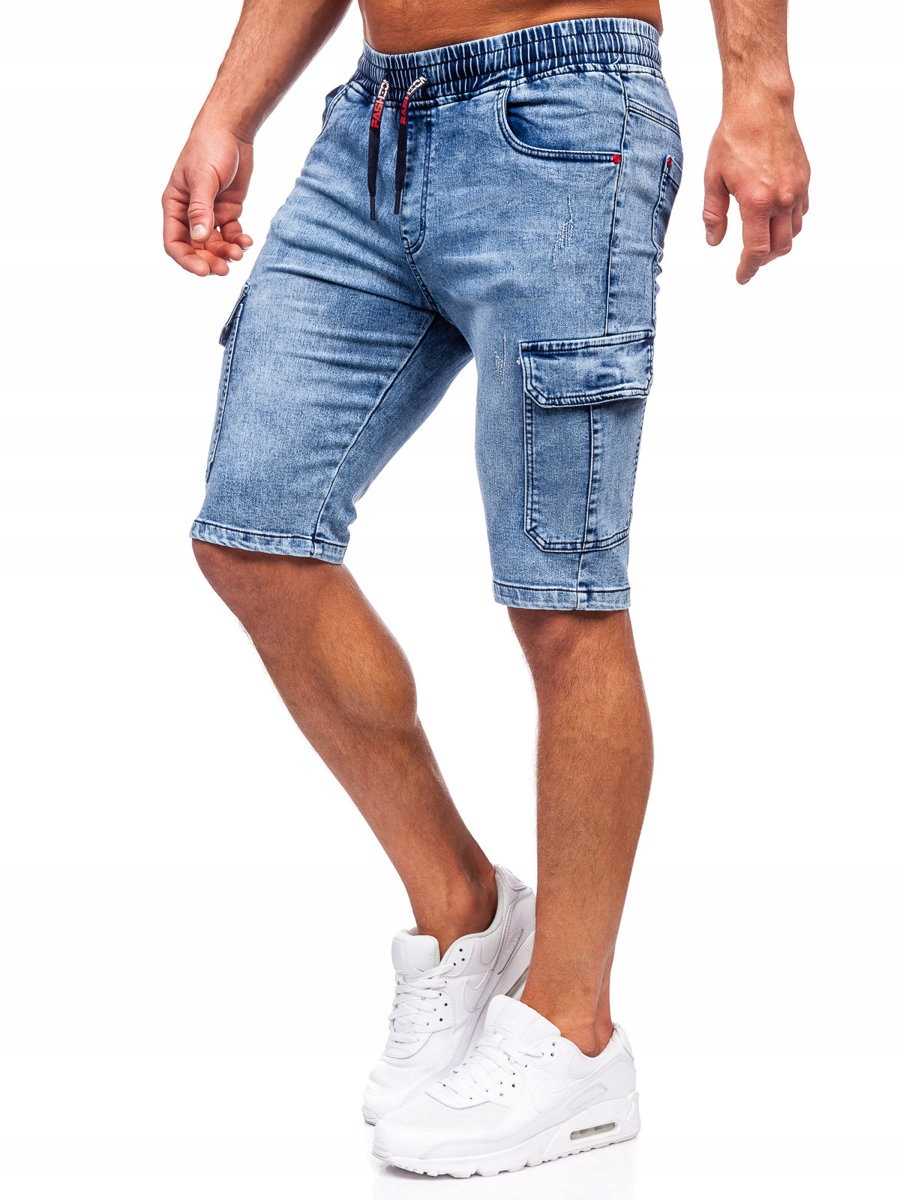 

Spodenki Jeansowe Niebieskie HY812 DENLEY_2XL