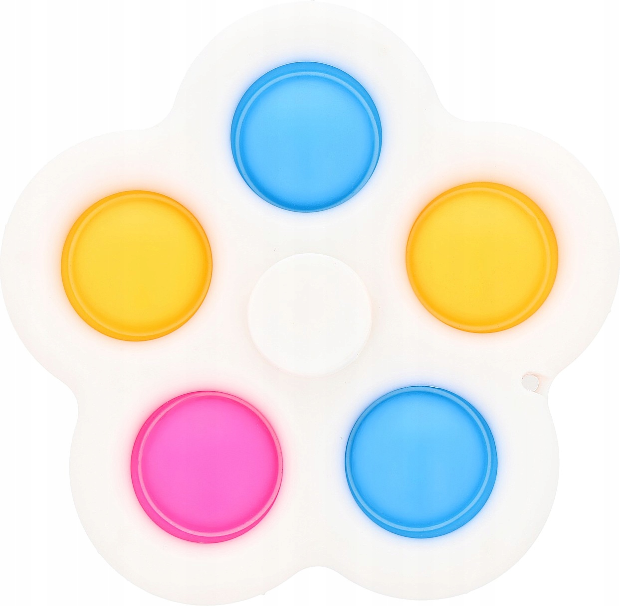 SIMPLE DIMPLE FIDGET SPINNER POP IT BRELOK 5 POP Materiał inny