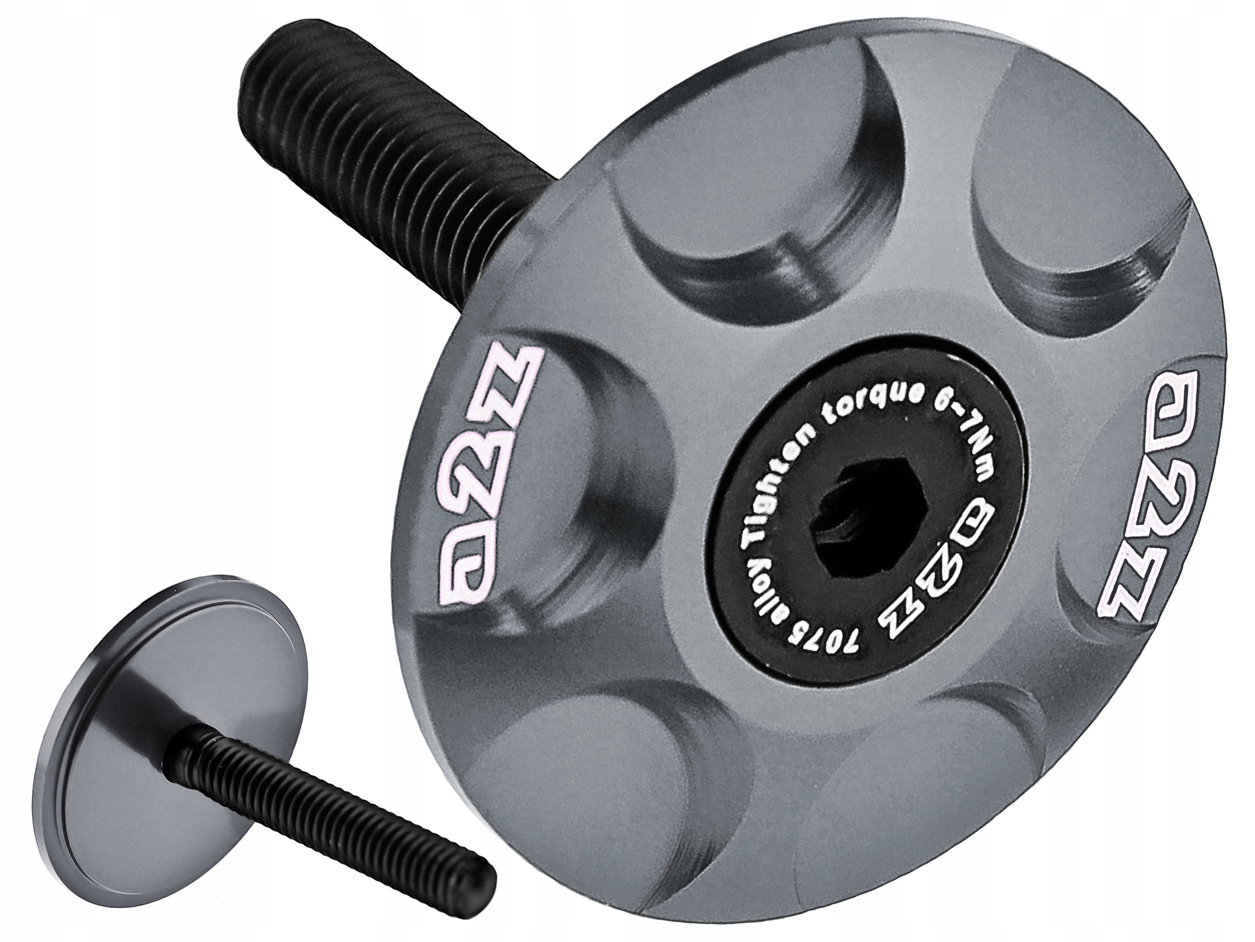 

Kapsel Sterów A2Z S-cap Cnc Śruba Grafitowy 1 1/8