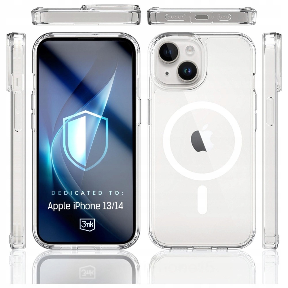 Etui 3mk Armor MagCase na iPhone 13 14 przezroczyste 3mk Protection