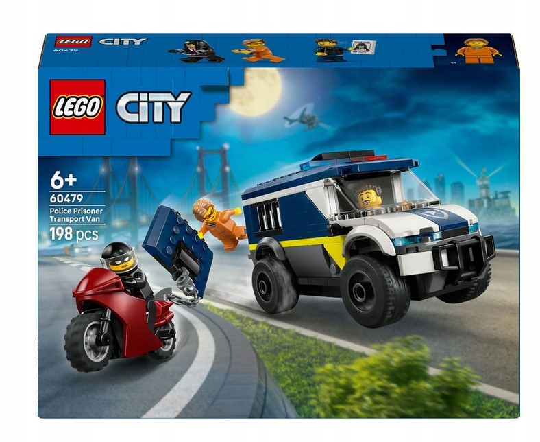 Stavebnice Dodávka Policejního Vězeňského Konvoje 60479 Lego City