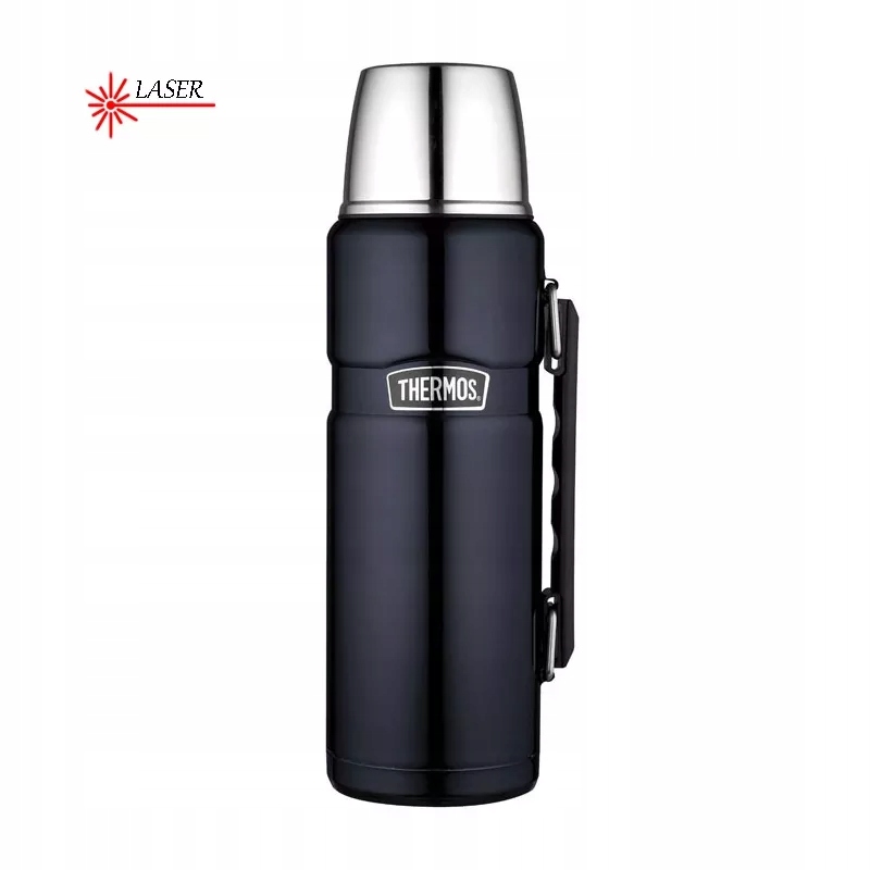 Termoska na nápoje s držákem Thermos tmavě modrý 1,2 l