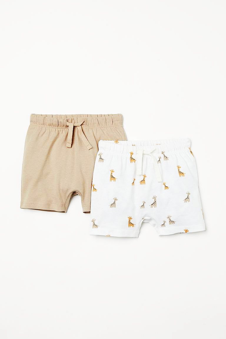 

Nowe H&m 2 pac krótkie spodenki Żyrafy 80
