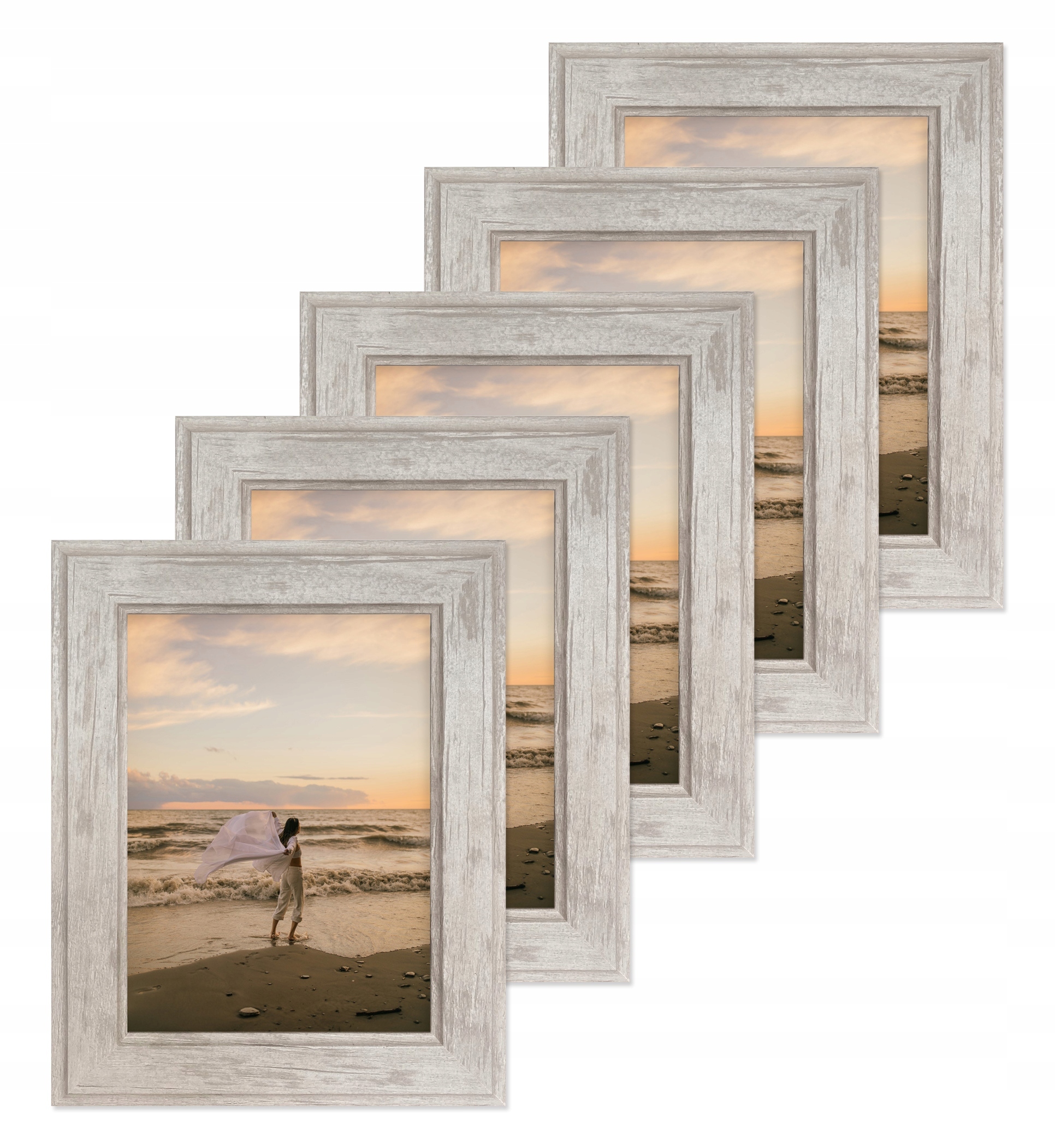 Sada 5 fotorámečků 30x40 Paříž šedá