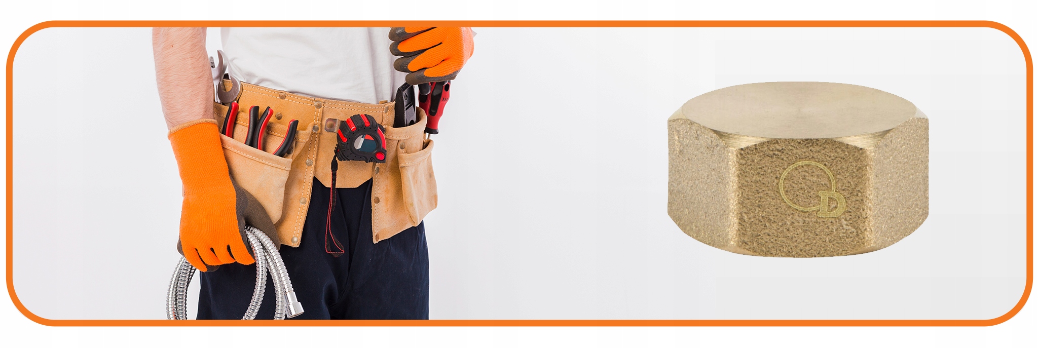 KOREK ZAŚLEPKA GW 1" DN25 MOSIĘŻNY DIAMOND Długość 1 m