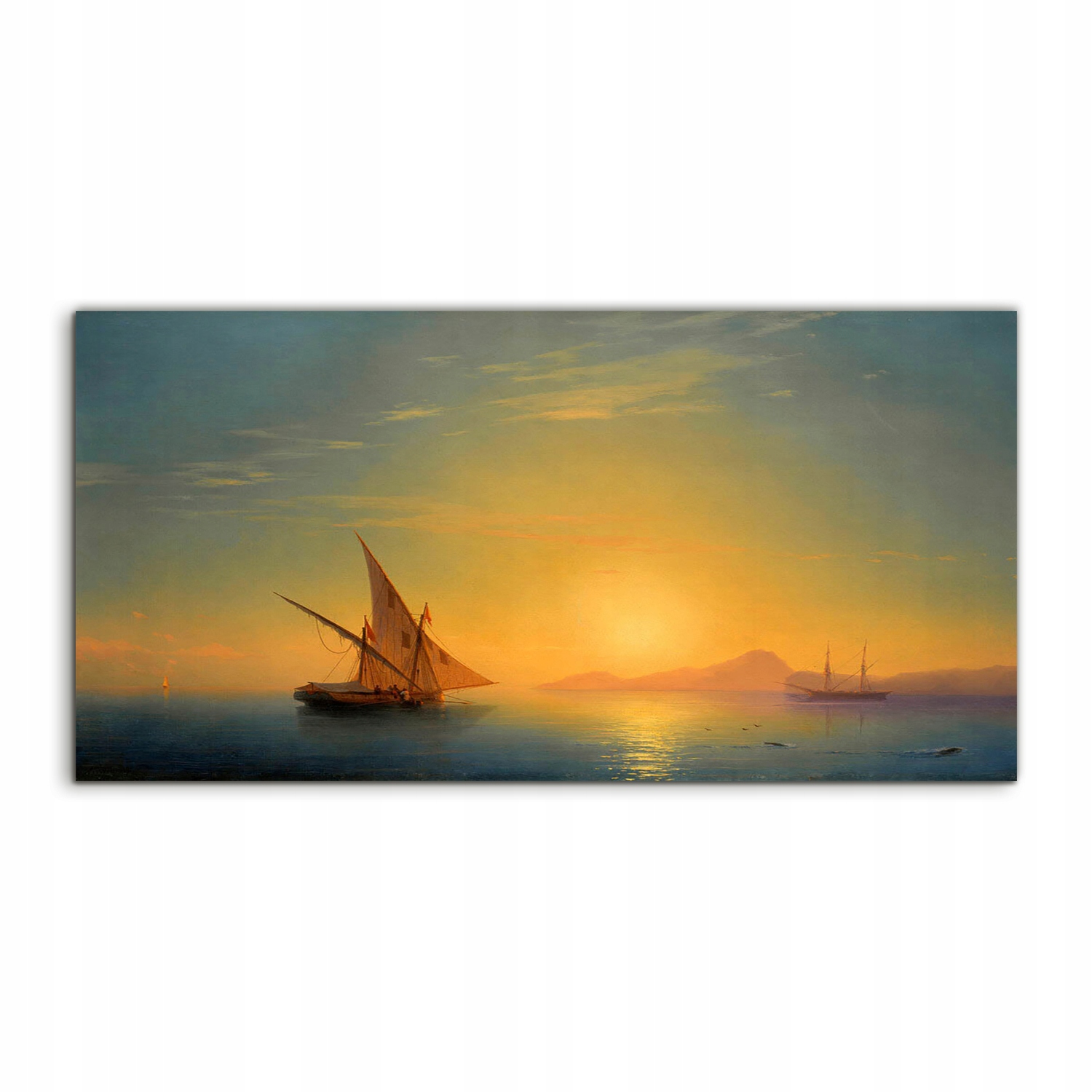 Akrylový obraz 120x60 na stenu Východ slnka Nebo