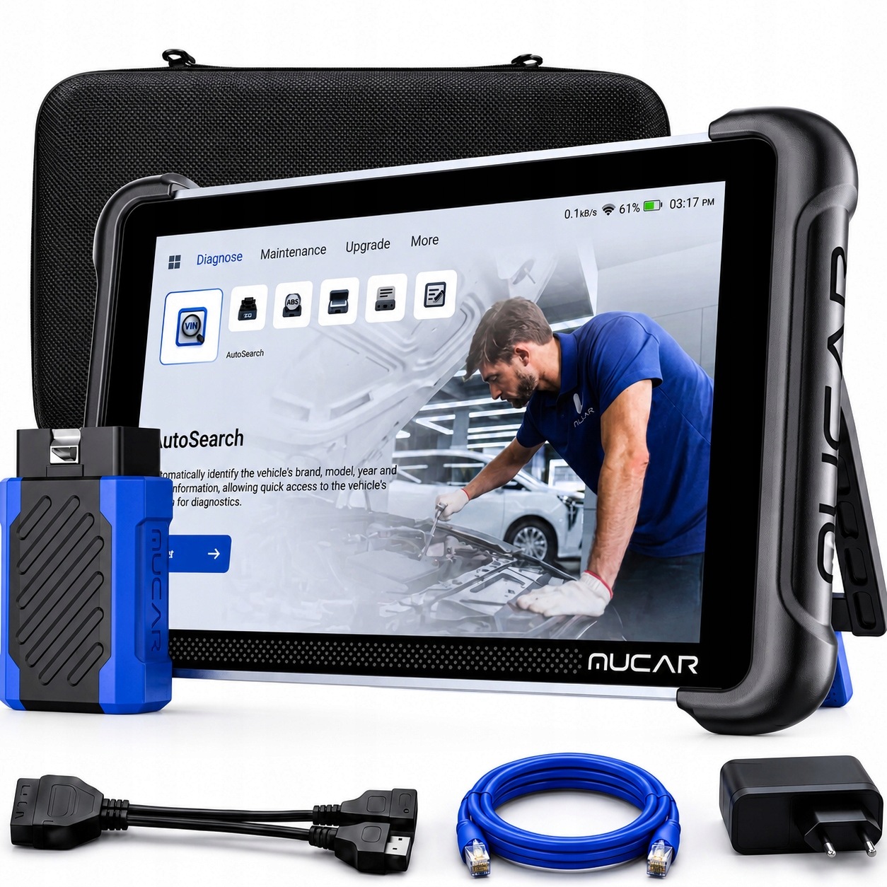 Tester Diagnostické Rozhranie Mucar 892BT OBD2 Asistent Ai Can Fd DoIP Pl