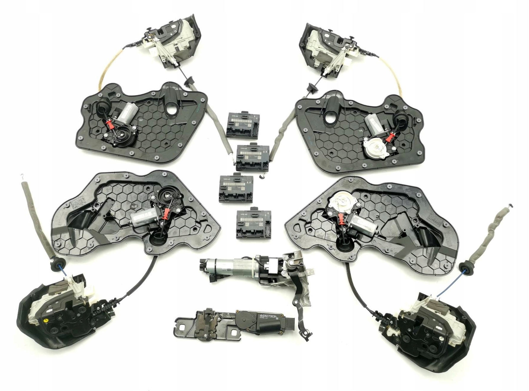 NOWE ORG DOMYKANIE DRZWI DOCIĄG SOFT CLOSE KOMPLETNE AUDI A8 S8 4H D4