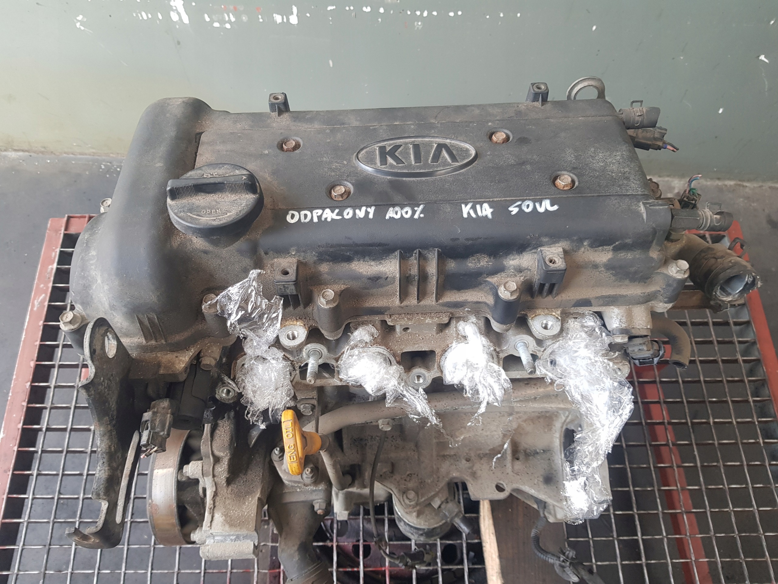 engine petrol- pillar KIA SOUL g4fc