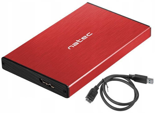 KIESZEŃ NA DYSK SSD HDD OBUDOWA ZEWNĘTRZNA DYSKU SATA 2,5 USB3.0 + KABEL
